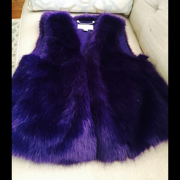 michael kors vest purple